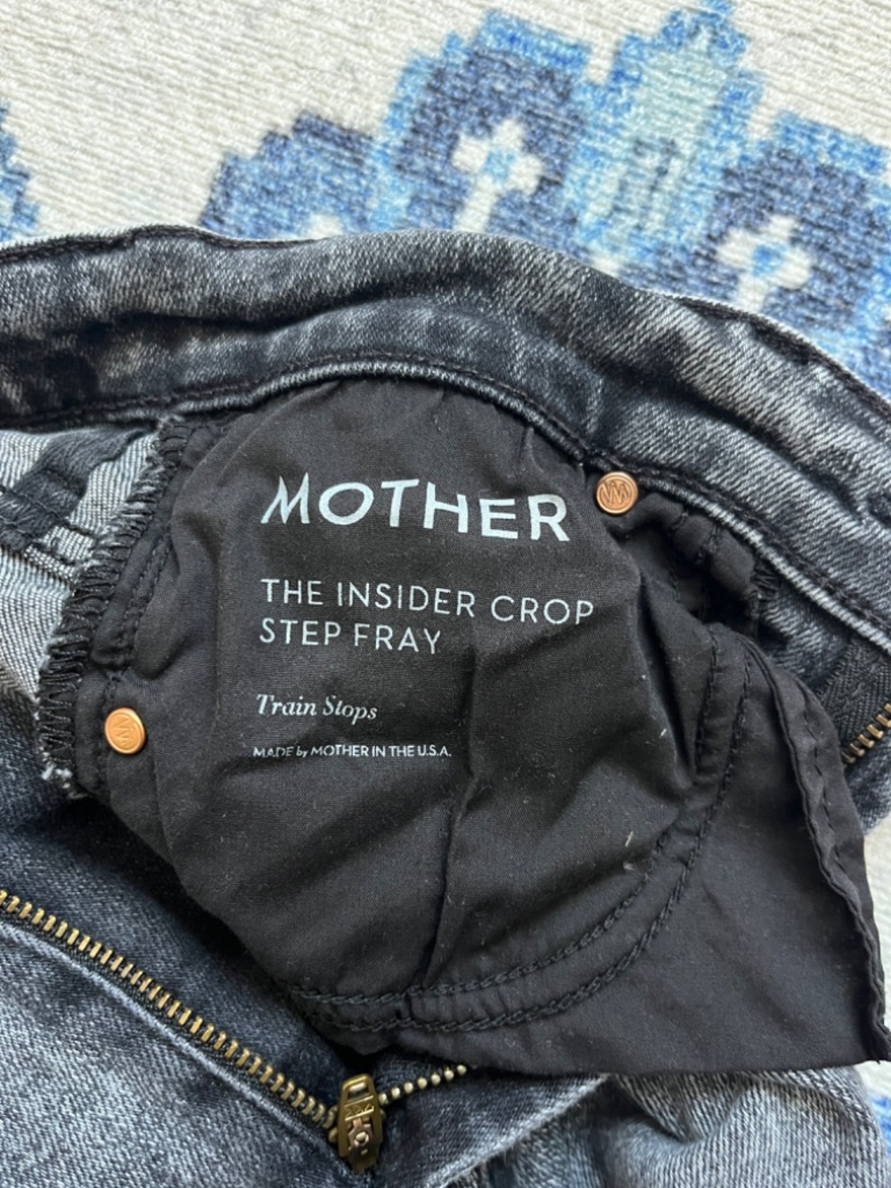 Mother Denim The Insider Crop Step Fray - Picture 4 of 5